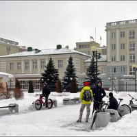 3 февраля 2018 - Третий зимний велопарад в Ижевске (Сбор) :: muh5257 
