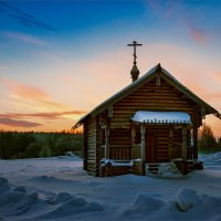 Утро на Крещение Гоcподне... :: Александр Никитинский