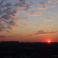Закат над городом 06.02.18 :: татьяна 