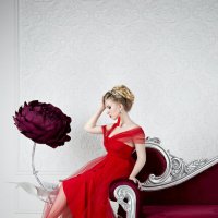 lady in red :: Елена Лукьянова