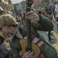 Venezia, piazza di Santa Margherita. Musicista di strada. :: Игорь Олегович Кравченко