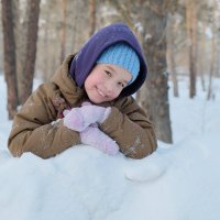 На снежном "покрывале января" :: Сергей Крапивин