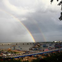 Двойная радуга в Нячанге (Вьетнам). :: Алексей Жданов