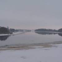 Река Волхов зимой. Великий Новгород :: Татьяна Гусева