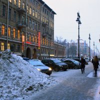 Февральский вечер в Санкт-Петербурге :: Ирина Румянцева