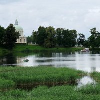 Нижний пруд и Японский павильон Большого дворца :: Елена Павлова (Смолова)