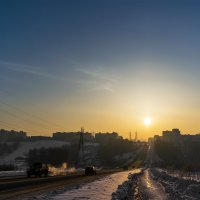 Зимнее солнце - рассвет... :: Алексей le6681 Соколов