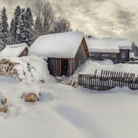 Февраль в деревне... :: Федор Кованский