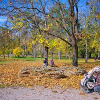 Осенний день в парке. :: Вахтанг Хантадзе