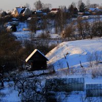 Вечер  в феврале :: Наталья Лунева 