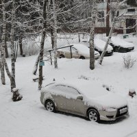 Февральский снег :: Олег Афанасьевич Сергеев