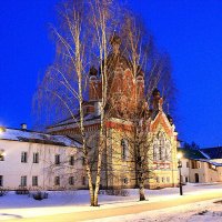 Вечер в монастырь :: Сергей Кочнев