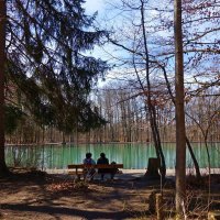 Апрельский денёк на одном из озер Аугсбурга... :: Galina Dzubina