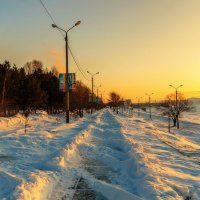 Набережная на рассвете. :: Виктор Иванович Чернюк