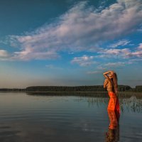 вечер на озере :: Дмитрий Булатов
