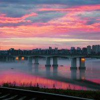 Ангара на рассвете :: Алексей Белик