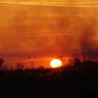 Огненное небо :: Евгений Зубков