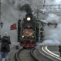 Москва, Рижский вокзал. Отправление "Поезда Памяти". :: Игорь Олегович Кравченко