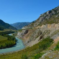 Чуйский тракт над Чуей. :: Валерий Медведев