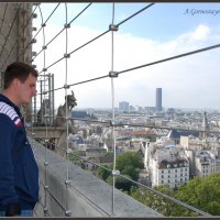 Вид на Париж с собора Нотр-Дам де Пари. :: Anna Gornostayeva