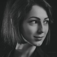 Monochrome portrait. May 1, 2018 Photo theater. :: krivitskiy Кривицкий