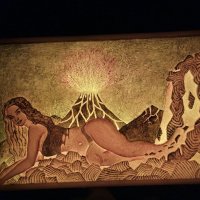 Картина светильник ХАЛИ"Девушка лавы" :: Медведь 