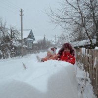 Зимние забавы. :: Елена Салтыкова(Прохорова)