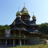 Деревянный   храм   в   Погоне :: Андрей  Васильевич Коляскин