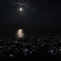 ночной пляж :: Евгений Сидоров