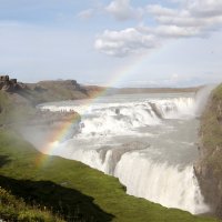 Водопад на золотом кольце в Исландии :: Геннадий Мельников