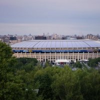 Стадион Лужники во время матча открытия! :: Татьяна Помогалова