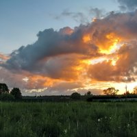 Закат над полем :: Лара Симонова 