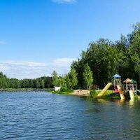 Пляжный водоём :: Милешкин Владимир Алексеевич 