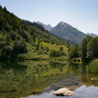 Озеро в горах Кавказа :: Алексей Зубков