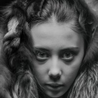 Portrait with fur. Photo tests. A. Krivitsky&#39;s Photographic Theater. :: krivitskiy Кривицкий