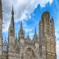 Руан. Cathédrale Notre-Dame de Rouen, Собор Руанской Богоматери. :: Надежда Лаптева
