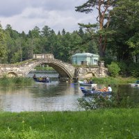 Горбатый мост в Гатчинском парке. :: Valentina Altunina