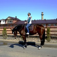 первый раз на лошади :: Анастасия 