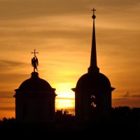 Церковь Спаса Всемилостивого в Кусково и колокольня :: Надежда Лаптева