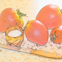 Первый урожай томатов! :: Валентина  Нефёдова 