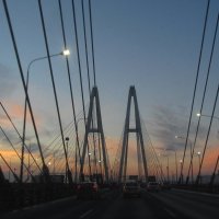 Вантовый мост на закате :: Наталья Герасимова
