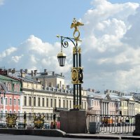 фонарь на Пантелеймоновском мосту... :: Андрей Вестмит