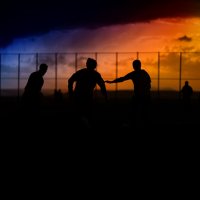 Football at sunset :: Max Kenzory Experimental Photographer