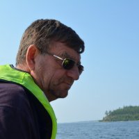Ефимыч на Байкале на яхте "Надежда" :: Александр Баринов
