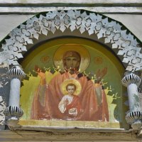 Икона на церкви Спаса Нерукотворного в Кусково :: Константин Анисимов