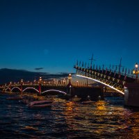 Ночные мосты Петербурга :: Инга Энгель