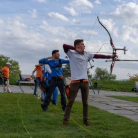 Соревнование лучников на крепости :: Валерий Михмель 