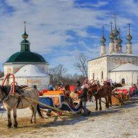 катания на санях :: Марина Черепкова