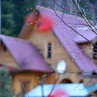 Осень, дождь,сиреневые крыши! :: Tatyana Pletyak