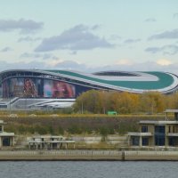 Вид на стадион "Казань Арена"  с набережной Казанки :: Наиля 